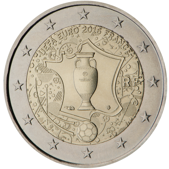 coin 2 euro 2016 france
