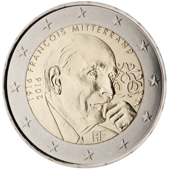 coin 2 euro 2016 france_mitterand