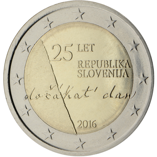 coin 2 euro 2016 slovenia_independence