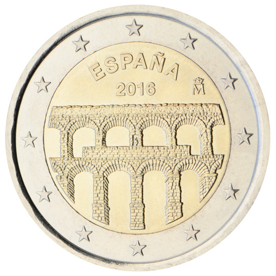 coin 2 euro 2016 spain