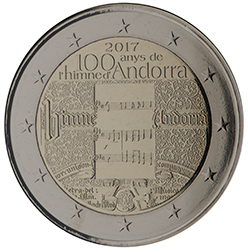 coin 2 euro 2017 Andorra_100years