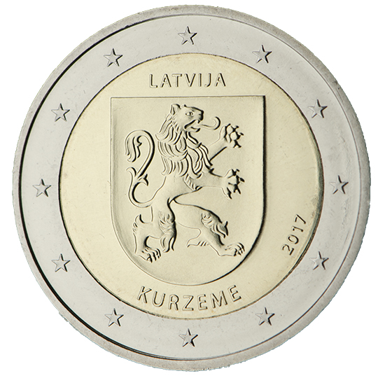 coin 2 euro 2017 Latvia_Kurzeme