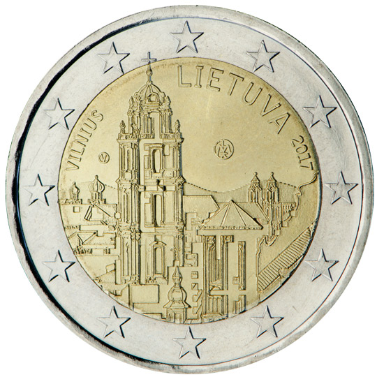 coin 2 euro 2017 Lithuania_Vilnius