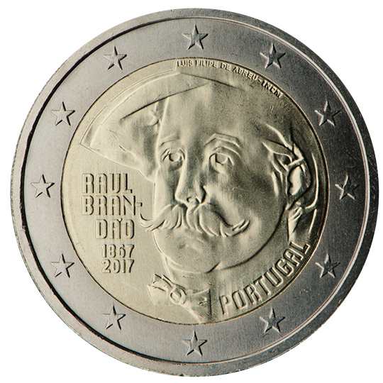coin 2 euro 2017 Portugal_Brandao