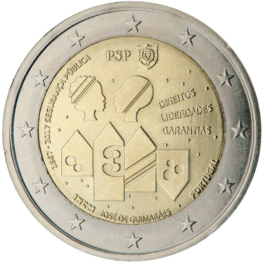 coin 2 euro 2017 Portugal_public_security