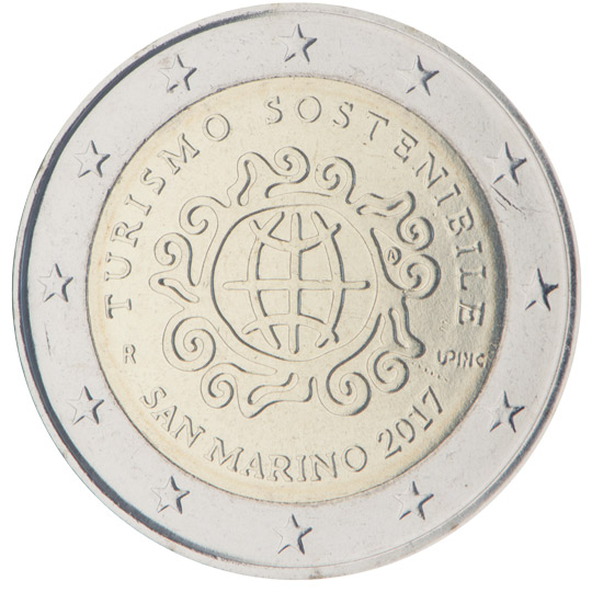 coin 2 euro 2017 SanMarino_Turismo