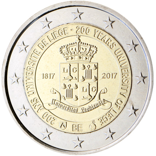coin 2 euro 2017 belgium_liege