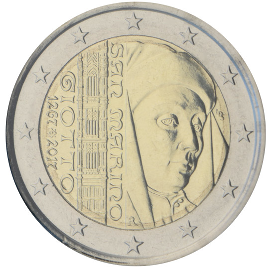 coin 2 euro 2017 san_marino_giotto
