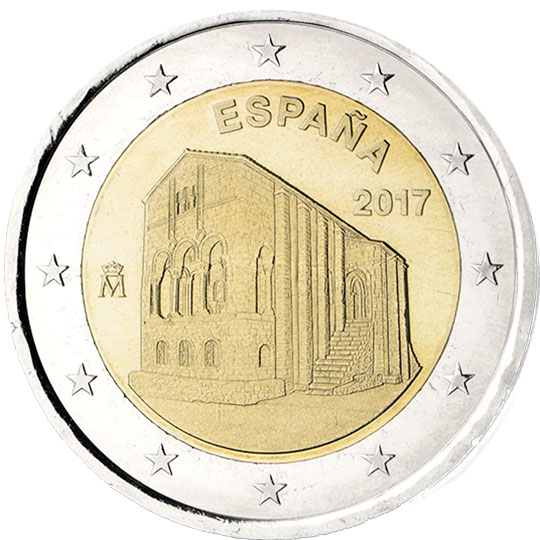 coin 2 euro 2017 spain_asturias