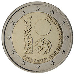 coin 2 euro 2018 estonia_independence
