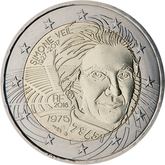 coin 2 euro 2018 france