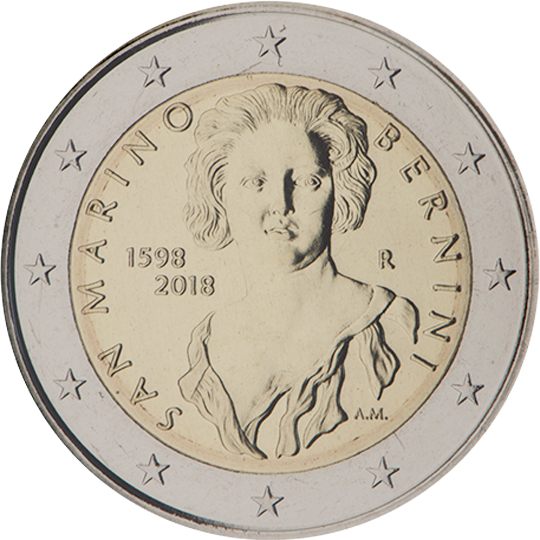 coin 2 euro 2018 sanmarino_bernini