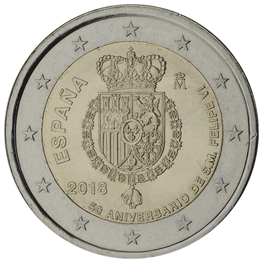 coin 2 euro 2018 spain_felipe