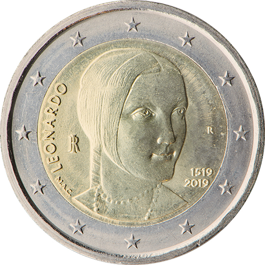 coin 2 euro 2019 500anniv_Leodavinci