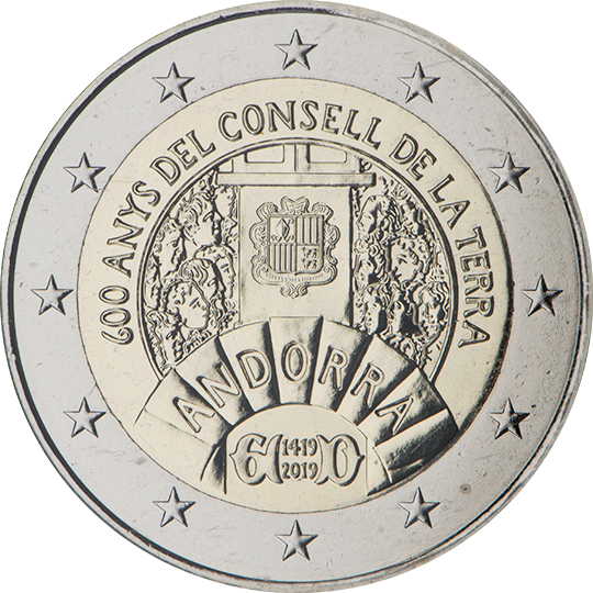 coin 2 euro 2019 ad_600yrs_councilland