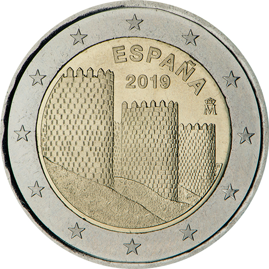 coin 2 euro 2019 es_Avila