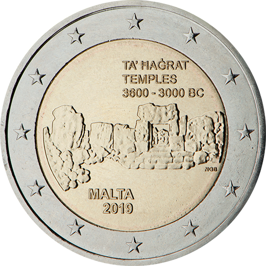 coin 2 euro 2019 mt_Ta_Hagrat