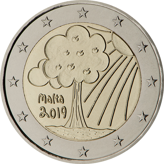 coin 2 euro 2019 mt_nature_dvpt