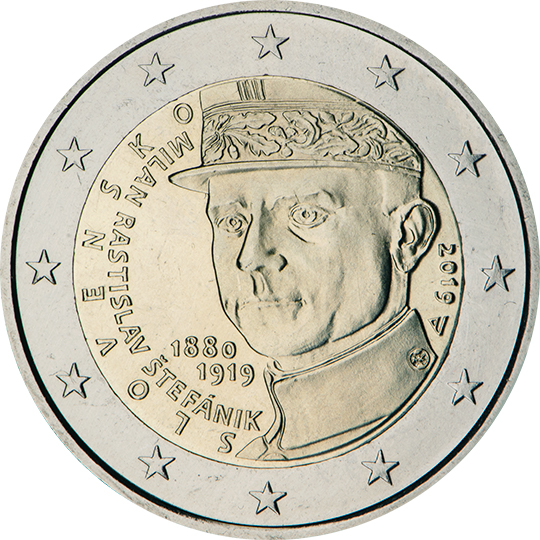 coin 2 euro 2019 sk_100annivdeathMRS