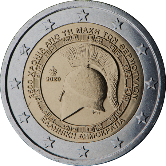 coin 2 euro 2020 gr_battle_thermopylae