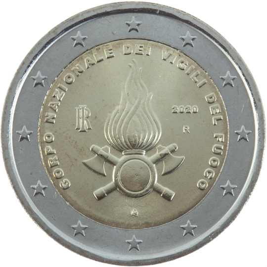 coin 2 euro 2020 it_80annivFoundNatFiredept