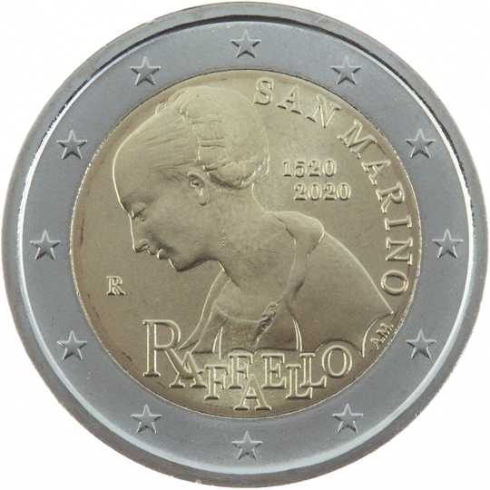 coin 2 euro 2020 sm_raphael