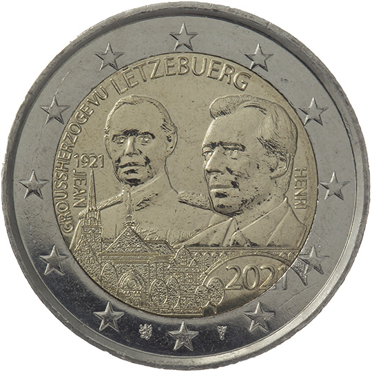coin 2 euro 2021 lu_grand_duc_anniversary