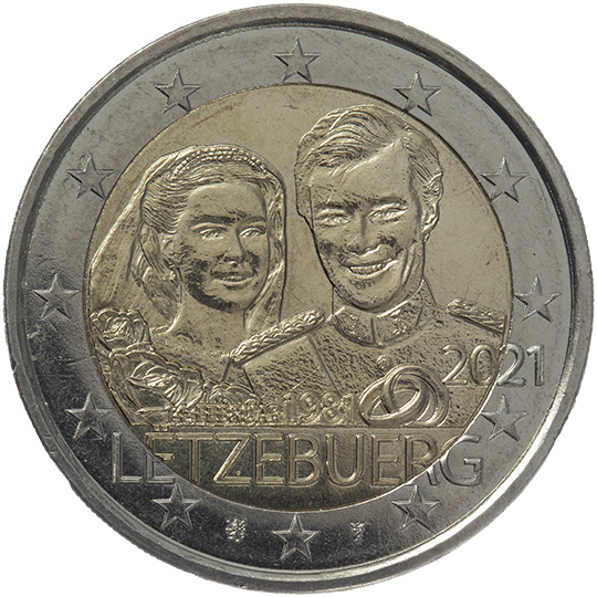 coin 2 euro 2021 lu_mariage_duke_henry