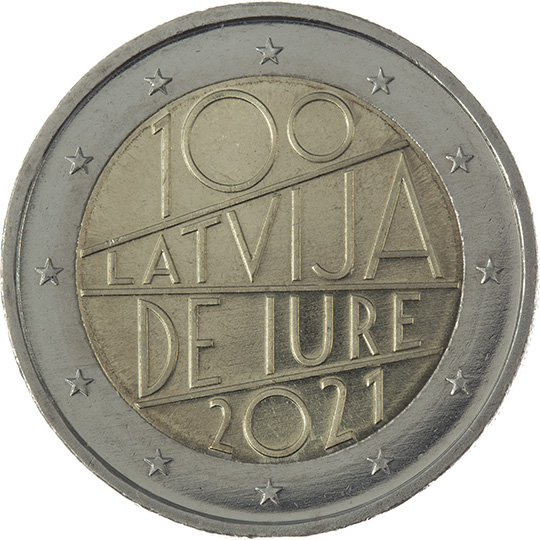 coin 2 euro 2021 lv_100_anniversary_iure