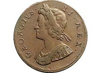 Георг II монета