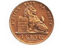 1 сантим монета