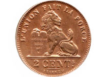 2 сантима монета