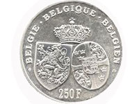 250 франков юбилейная монета