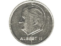 Albert II монета