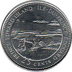 25 центов 1992 монета