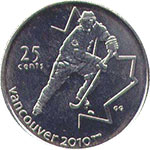 25 центов олимпийские монета