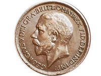 Георг V монета