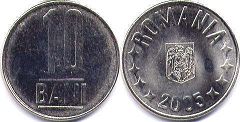 монета Румыния 10 бани 2005
