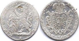 монета Австрийские Нидерланды эскалин 1750