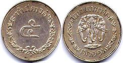 монета Таиланд Сиам 5 сатанг 1897