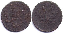 монета Россия полушка 1731