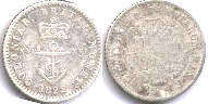 монета Британская Вест-Индия 1/16 доллара 1822