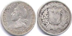 монета Доминиканская Республика 5 сентаво 1937