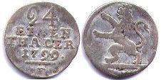 монета Гессен-Кассель 1/24 талера 1799