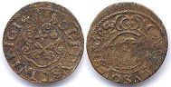 монета Рига солид 1614 (ошибка в дате)