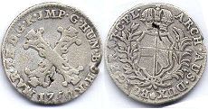 монета Австрийские Нидерланды 10 лиардов 1750