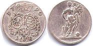 монета Лёвенштайн-Вертхайм-Рошфор 1 крейцер 1790