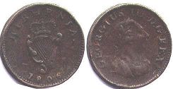 монета Ирландия фартинг 1806