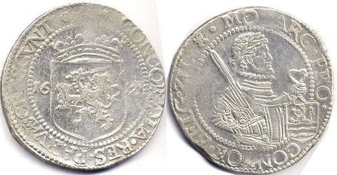 монета Зеландия Даалдер (40 стюверов) 1621