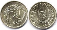 монета Кипр 1 цент 2003